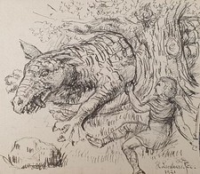 Zeichnung H. Leonhard 1921