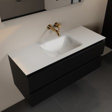 Corian waschtisch set weiß - waschtisch,