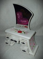 RAR * Barbie Fashion Fever Glam Möbel * Schminktisch m. Spiegel Schlafzimmer