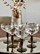6er set edle sektschalen - set,