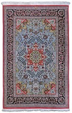 Seiden Ghom Perserteppich neu