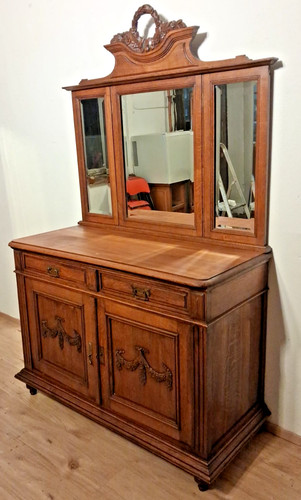 Antik spiegelkommode - ,