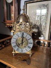 schwere S Marti Kaminuhr Uhr um 1890 Laternenuhr
