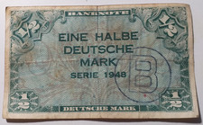Geldschein eine halbe - geldschein,