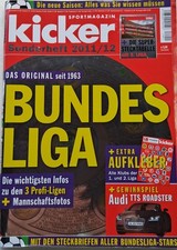 kicker-Sonderheft Fußball-Bundesliga 2011/2012 mit Sticker+Stecktabelle