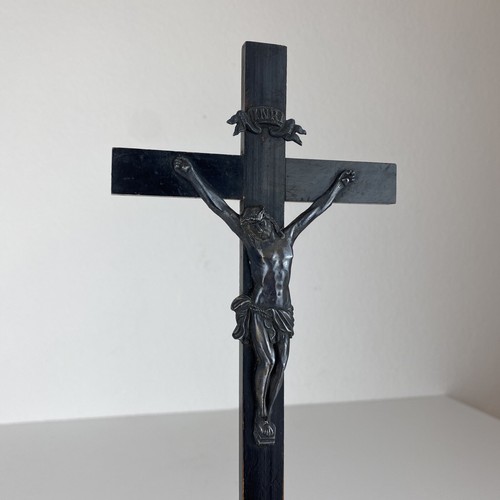 Altes standkreuz versilbert - altes,