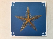 5er Pack Grußkarten FADENGRAFIK mit Umschlag ☆☆Set9☆☆ zum weiter basteln 