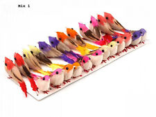 Packung Dekoration Vogel mit Steckdraht Deko Tiere Dekovogel