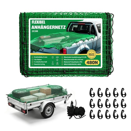 Anhängernetz ladungssicherung - anhängernetz,