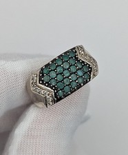 925 Silber Ring mit echten