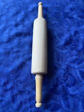 Nudelholz, Teigausroller alt, antik aus Oma‘s Küche 41 cm lang, Massivholz