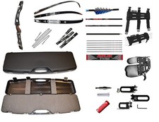 Einsteigerset Bogeneset Recurvebogen Core Astral ILF schwarze Wurfarme Koffer