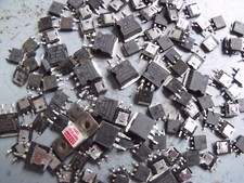 ELEKTRONIK TEILE*SMD TRANSISTOREN*PLASTIK GEHÄUSE*KONVOLUT*BASTLER*AUSGELÖTET