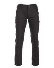 MIL-TEC CARGOHOSE MILITÄR TYP BDU SECURITY SLIM FIT FARBE SCHWARZ