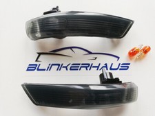 SCHWARZE Seitenblinker Spiegelblinker Ford Focus 2/3 MK2/Mk3 RS ST Mondeo Mk4