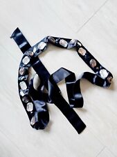 Gürtel Swarovski Schwarz Kostüm Karneval Charleston Gatsby Fasching Haarband