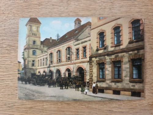 Chemnitz hauptfeuerwache - ak,