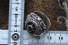 Trachtenschmuck Ring Silber mit Stein schön verziert