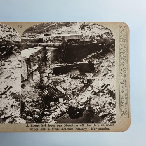 Ww1 militär stereoview - ww1,