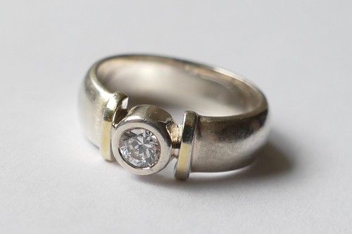 Ring solitär zirkonia - 1,