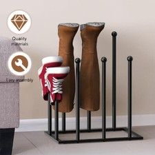 Schuhregal Stehend Metall Freistehende Schuhschrank 4 Paar Schuhregal-Organizer