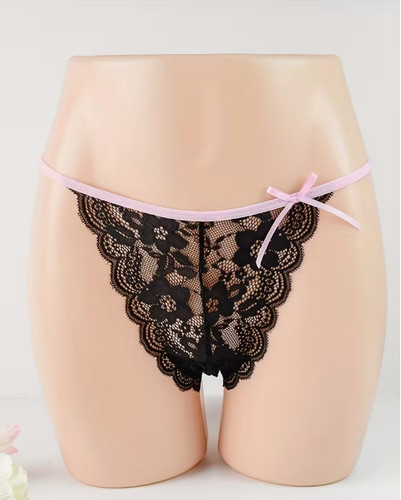 String schwarz transparent und