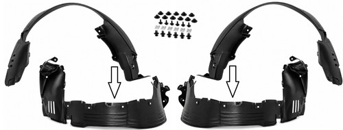 Radhausschale clips vorne - radhausschale,
