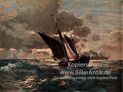Schwere see der nordsee - schwere,