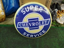 Blechschild chevrolet service - blechschild,