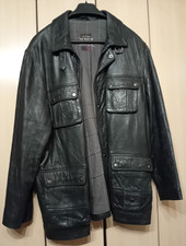 Echt Leder Jacke - Herren - XL - LE FROG CASUAL - NWT - Lamm Leder - Schwarz