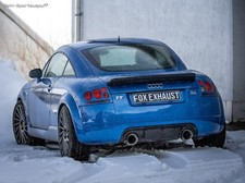 Fox Edelstahl Duplex Sportauspuff Audi TT 8N 3.2l quattro je 114mm abgeschrägt
