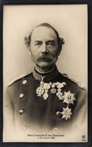König christian von - ak, ix.