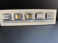 Lettering nameplate "300CE"