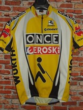 Once Eroski GIORDANA Fahrradtrikot Trikot Maillot Radsport Größe XL