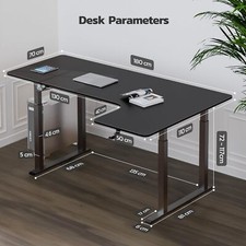 180cm förmiger schreibtisch - 180cm, l-förmiger