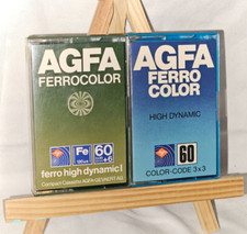2x Agfa Color grün/blau 60+6