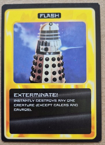 Dalek exterminate flash - exterminate,