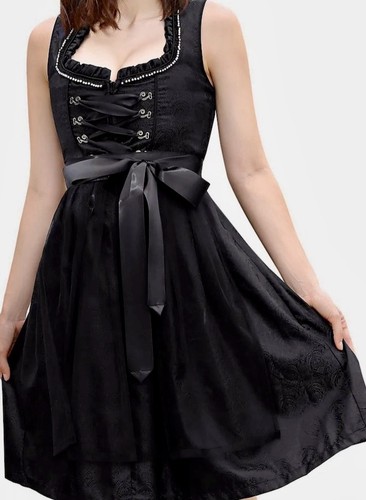 Damen dirndl teilig schwarz - damen,