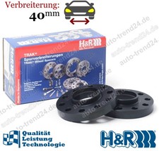 Spurplatten schwarz 40mm/Achse u.a.: Mercedes-Benz G-Klasse W463 Bj. 1989-2025