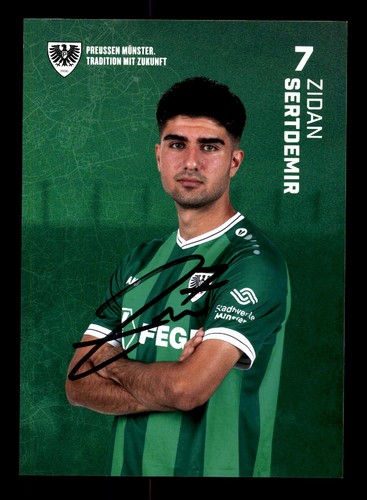 Zidan sertdemir autogrammkarte - zidan,