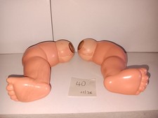 Schildkröt  :  Puppen 1 Paar Beine Gr. 40 , Strampelchen , Baby 12/25