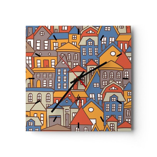 Modern wanduhr 30x30cm - modern,