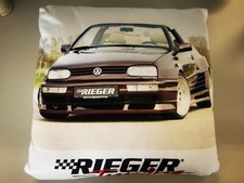Rieger-Tuning Kissen 45x45cm VW Golf 3 Breitbau / NEU Limited Edition Genesis