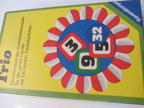 Trio ravensburger 1974 - trio,
