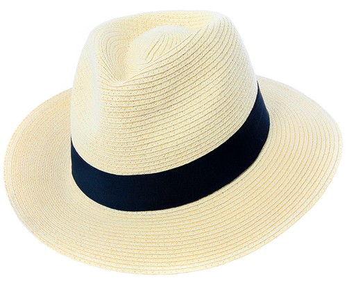 Strohhut fedora breite - breite, krempe