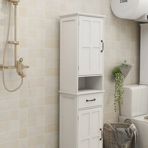 Weißer schmalschrank türen - schmalschrank,