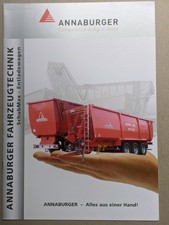 ANNABURGER SchubMax Abschiebewagen Prospekt Traktor Bulldog Schlepper