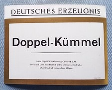 altes Flaschenetikett Etikett