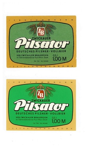 Bierflaschenetiketten - 2x,