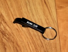 Aldi Life Werbe Schlüsselanhänger Keychain Flaschenöffner Bottle Opener